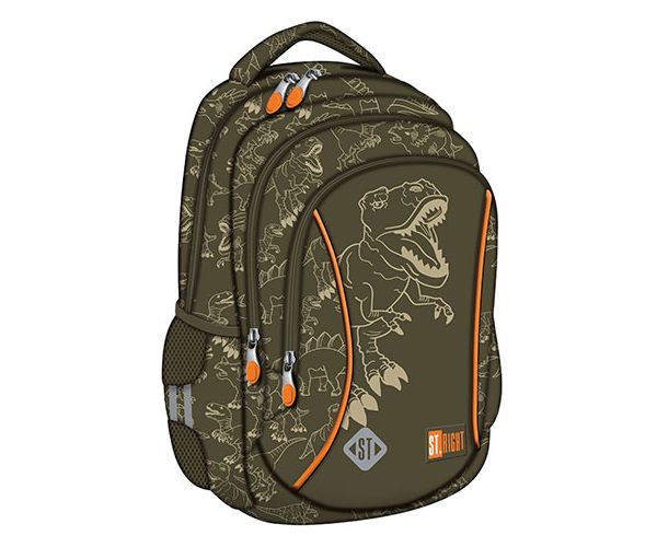 St.Right T-Rex Junior trei compartimente rucsac, ghiozdan 39x27x17cm