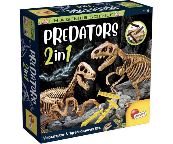 Sunt Genius Predator 2 în 1 set de arheologie - Lisciani
