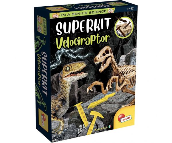 Sunt Genius Velociraptor set arheologic - Lisciani