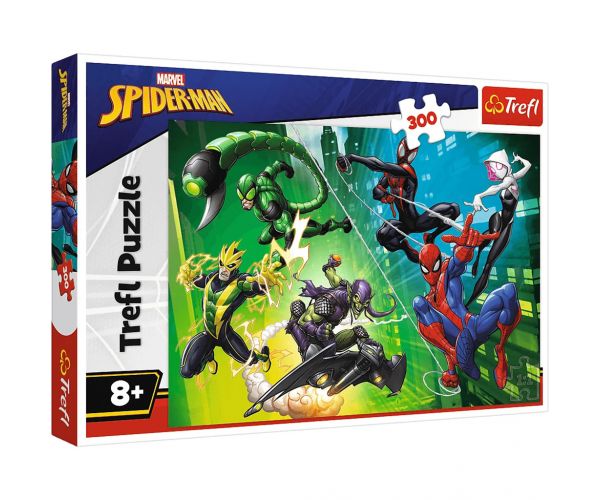 Supereroi Marvel: Puzzle cu Omul-Păianjen, 300 piese - Trefl