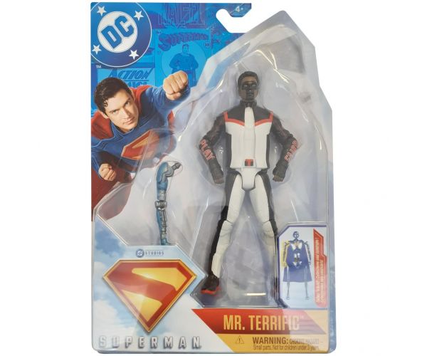 Superman: Figurină Mr. Terrific de 15 cm - Spin Master