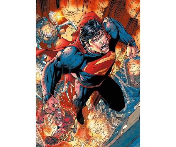 Superman în acțiune puzzle de 100 piese - Trefl