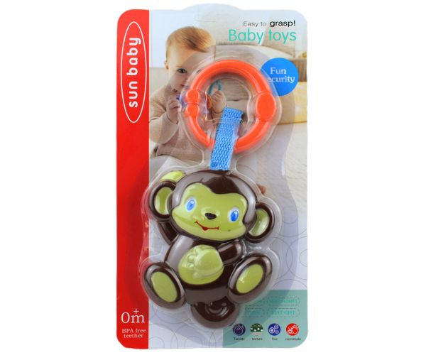 Sun Baby: Maimuță veselă bebeluș zornăitoare