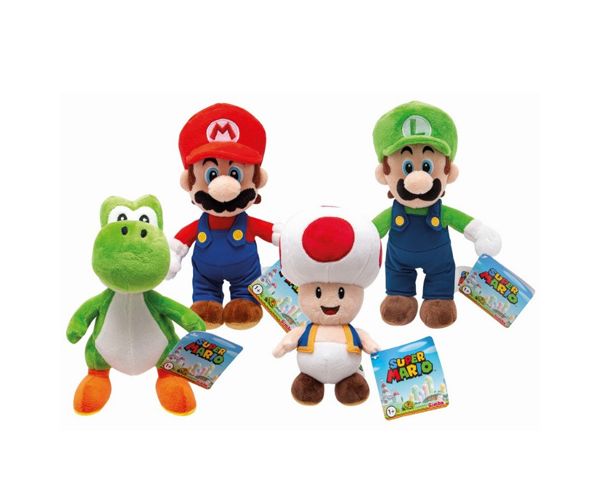 Super Mario: Plüss figurák többféle változatban 20cm 1db
