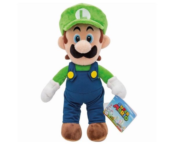 Super Mario: Luigi figurină de pluș 30 cm dimensiune