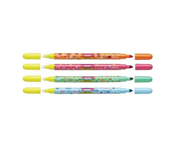 Switch evidentiator cu două capete, set de 4 bucăți - Carioca