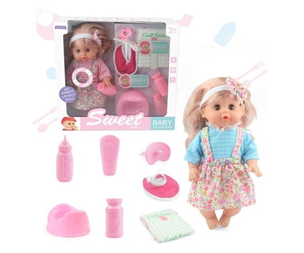 Sweet Baby Doll păpușă cu sunete și accesorii, mai multe variante