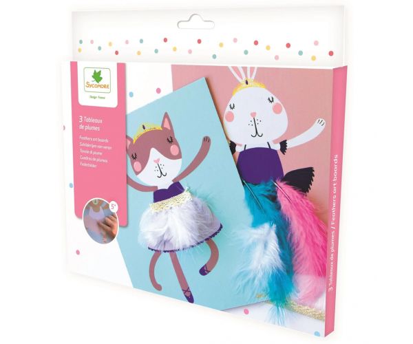 Sycomore: Set creativ pentru realizarea desenelor cu pene