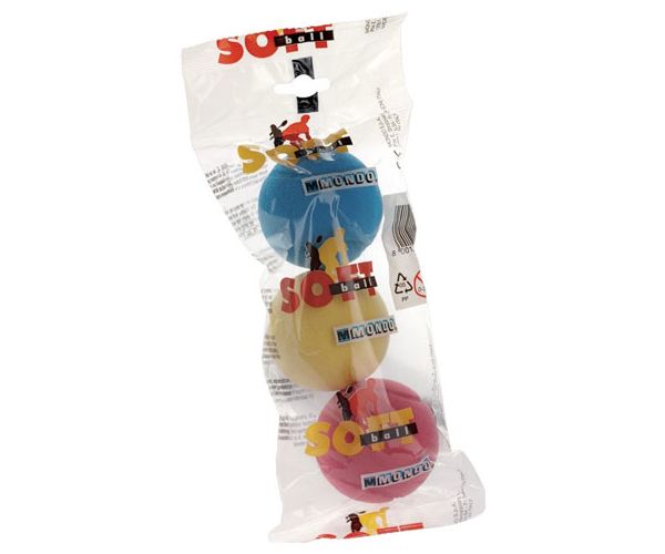 Színes szivacslabda szett 3db-os 7 cm