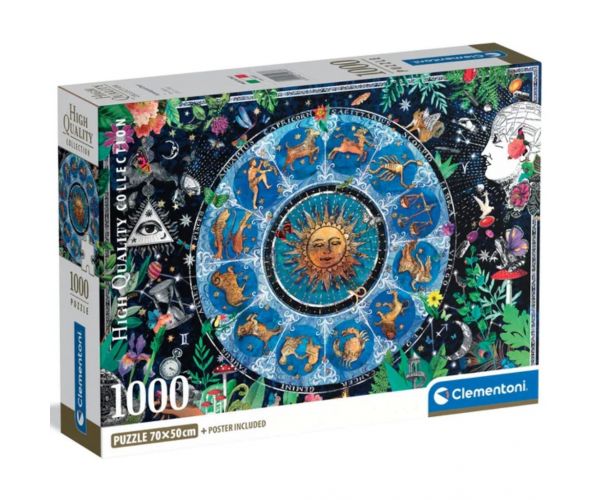 Tabelă astrologică HQC puzzle de 1000 de piese - Clementoni