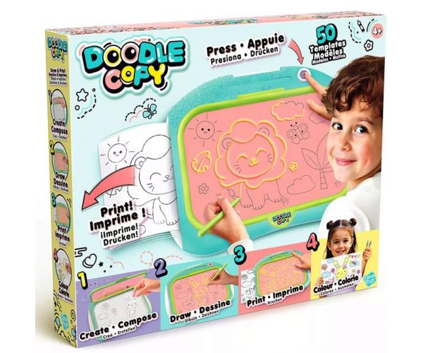 Tăbliță de desen Doodle Copy, cu 50 modele