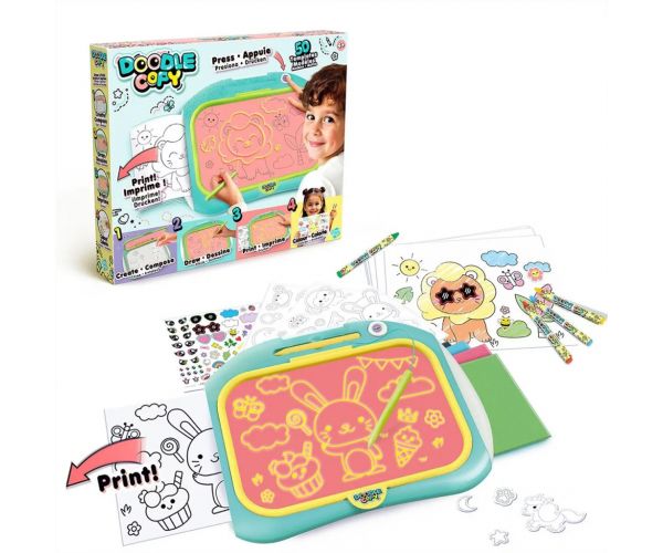 Tăbliță de desen Doodle Copy, cu 50 modele
