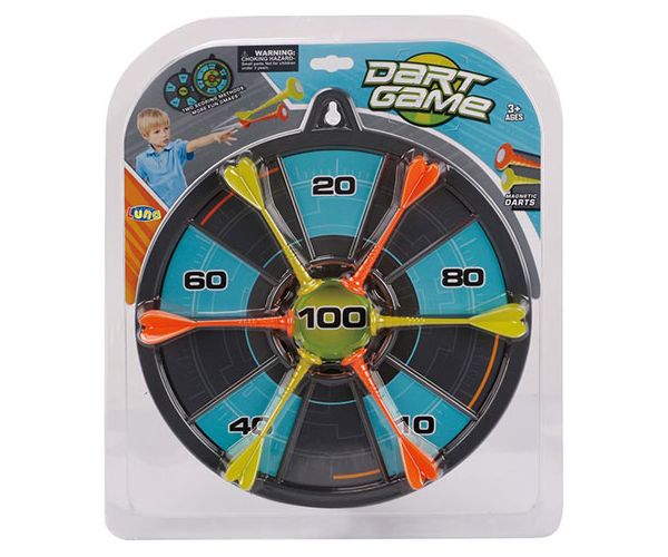 Tablă darts cu două fețe și cu săgeți ventuză