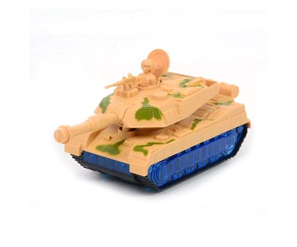 Világos terepmintás tank fénnyel és hanggal