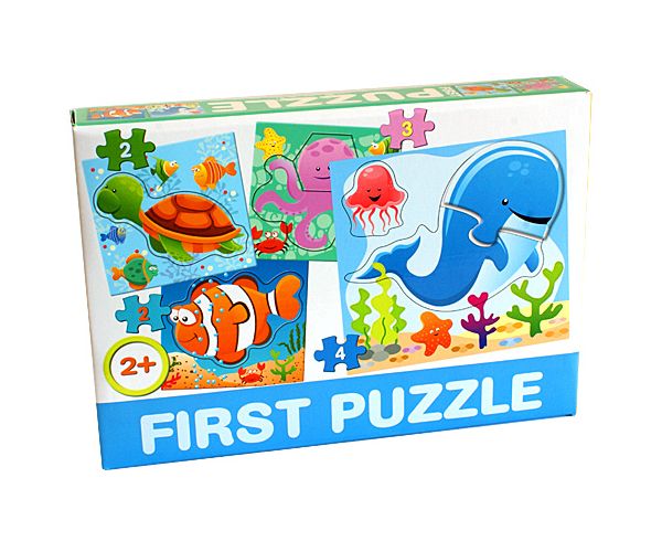 Tengeri állatos Bébipuzzle - D-Toys