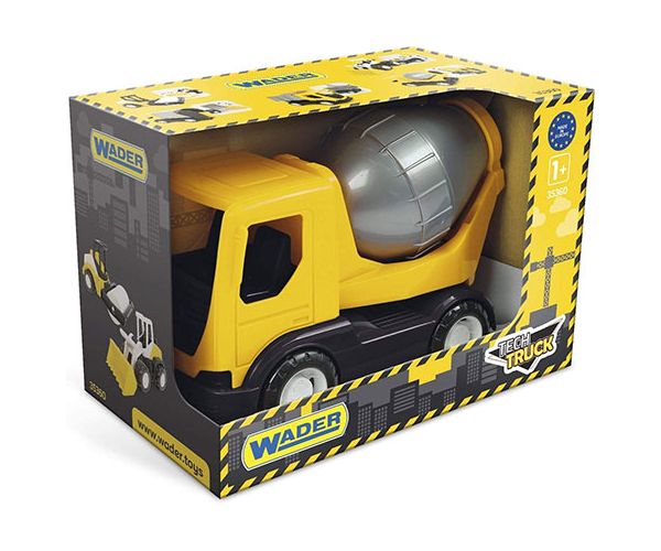 Tech Truck betonieră galbenă 23cm - Wader
