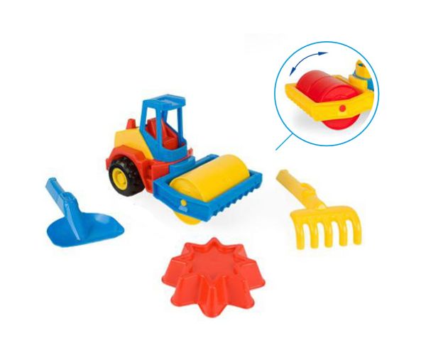 Tech Truck cu set pentru nisip 24cm - Wader