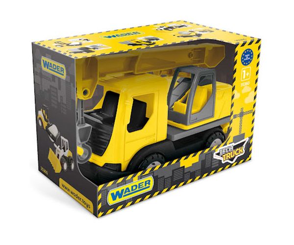 Tech Truck Macara vehicul de construcție în cutie 26cm - Wader
