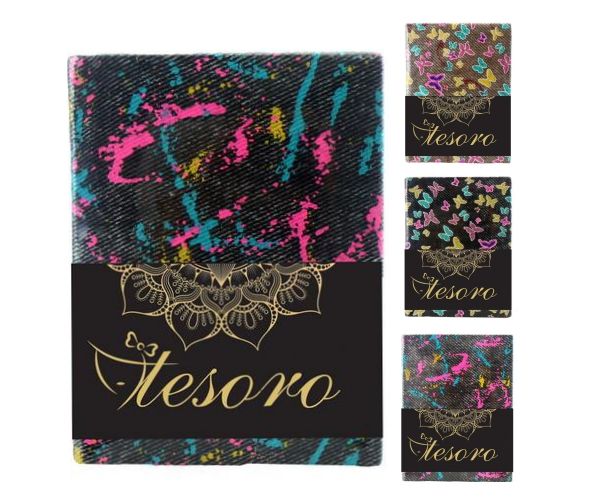 Tesoro Fabric napló több változatban 20x14cm