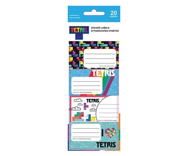 Tetris etichete caiet 20 bucăți set