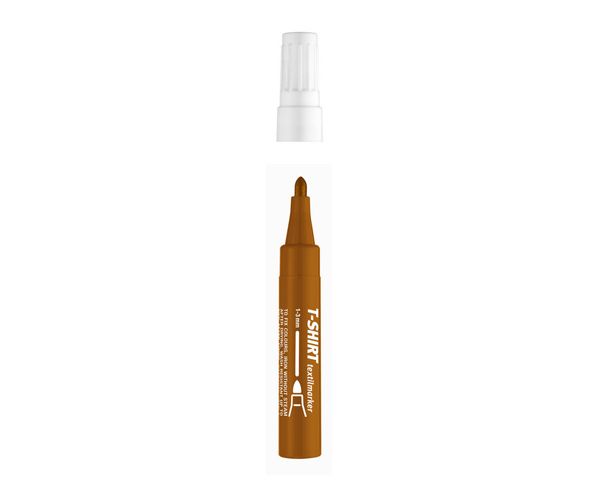 ICO: Marker pentru textil culoarea maro