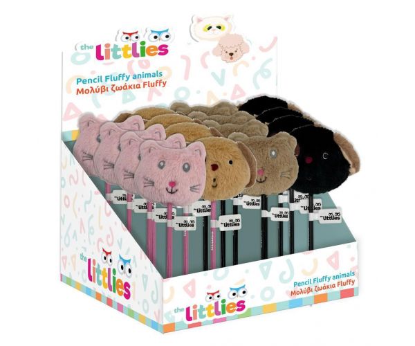 The Littlies: Puha állatfejes ceruza többféle 1db