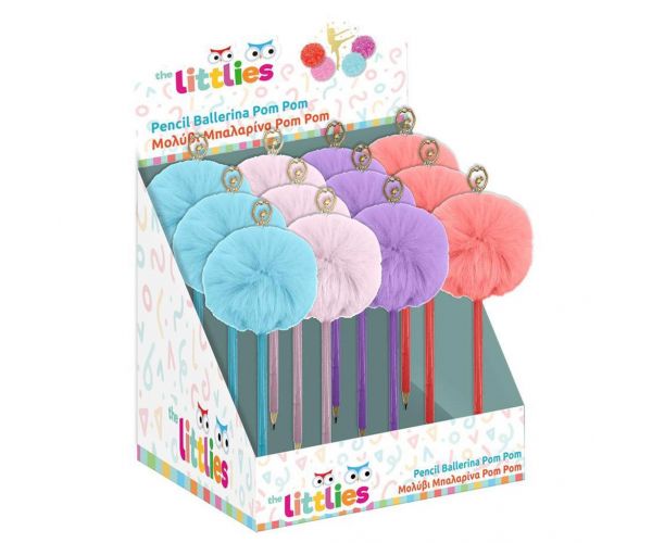 The Littlies: Pomponos ceruza többféle 1db