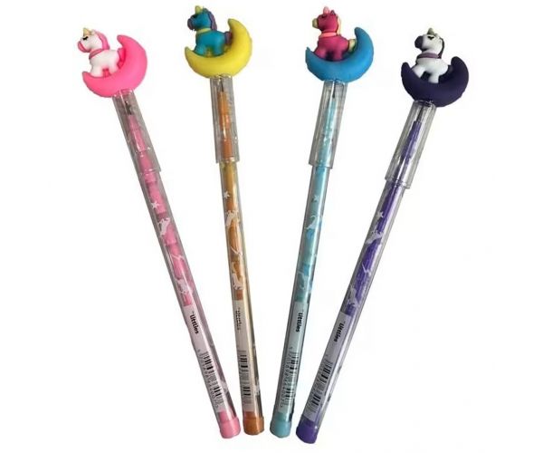The Littlies: creion mecanic cu unicorn, în diverse variante, 1 buc.