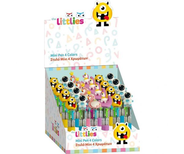 The Littlies: pix mini cu 4 culori, diverse modele, 1 buc.