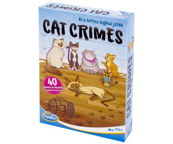 ThinkFun Cat Crimes: Joc de societate Pisici Răufăcătoare