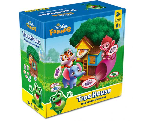 Thinkfun: Căsuța din copac – Jocul broscuței cu super tobogan