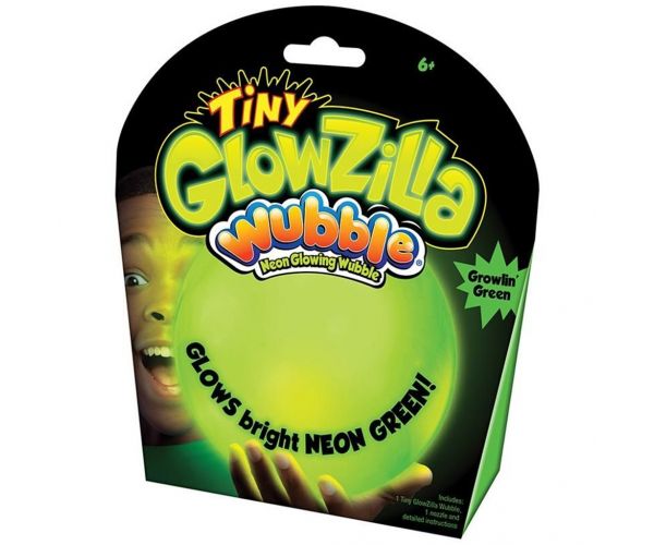 Tiny Glowzilla Wubble minge de săpun neon luminoasă de culoare verde 30cm