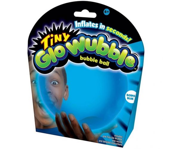 Tiny Wubble minge de săpun albastră care luminează în întuneric, 30 cm