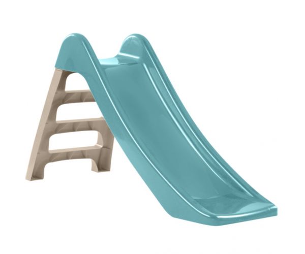 Tobogan mic în culoarea Aqua-albastru, 120 cm