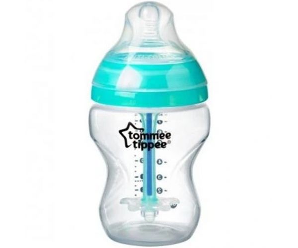 Tommee Tippee: Biberon turcoaz Advanced ANTI-COLIC 260 ml (0 luni+)