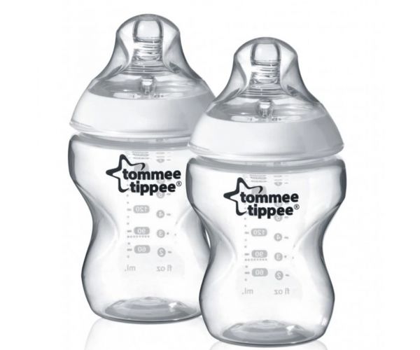 Tommee Tippee: Closer To Nature ANTI-COLIC biberon 260 ml set de 2 bucăți (0 luni+)