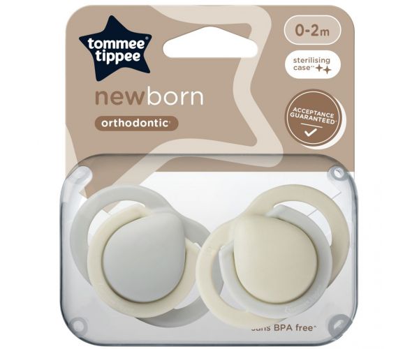 Tommee Tippee: Newborn suzetă pentru nou-născuți, set de 2 bucăți, în mai multe variante (0-2 luni)