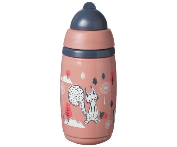 Tommee Tippee: Pahar cu pai Superstar cu veveriță, 266ml (12 luni+)
