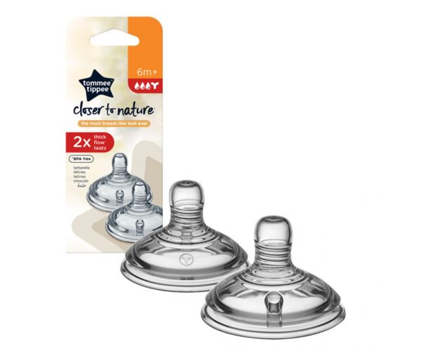 Tommee Tippee: Tetină pentru alimente dense (6 luni+)