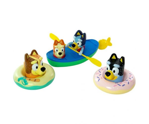 Tomy Toomies: Bluey – plimbare în familie cu o barcă, jucărie pentru baie