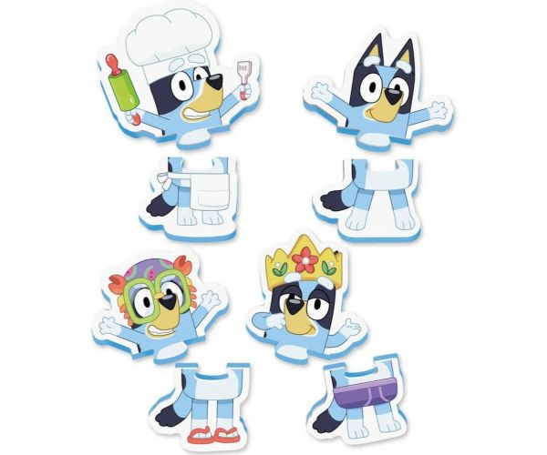 Tomy Toomies: Bluey puzzle de baie cu 4 figurine