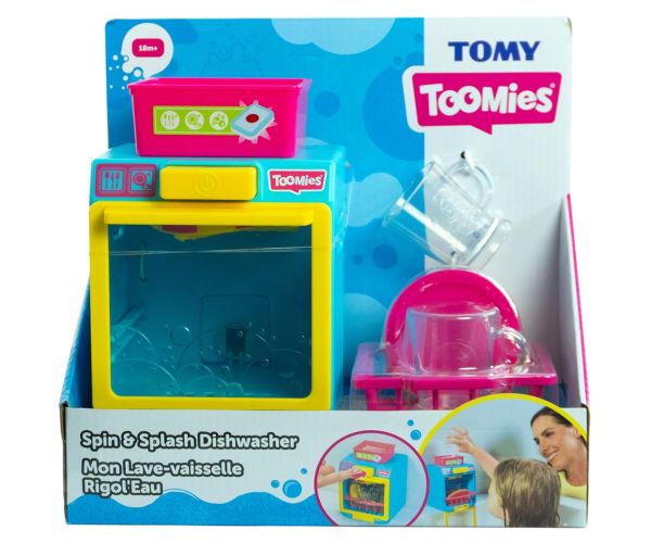 Tomy Toomies: Super mașină de spălat vase de baie – jucărie pentru baie