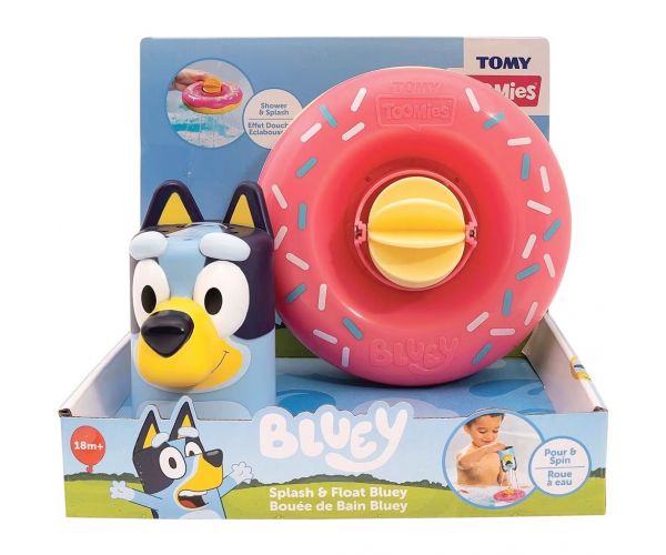 Tomy Toomies: jucărie de baie Bluey cu colac gonflabil