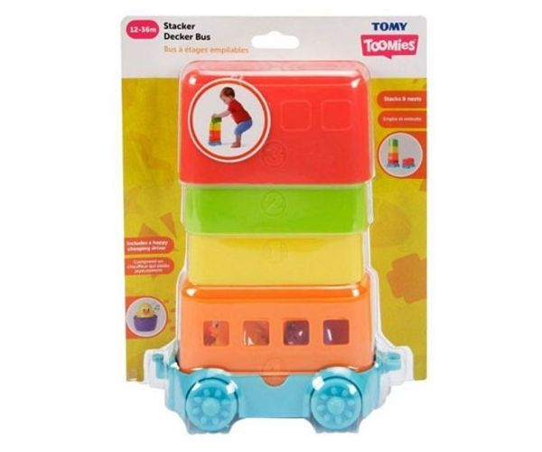 Tomy: Toomies - Autobuz cu etaj set de joacă