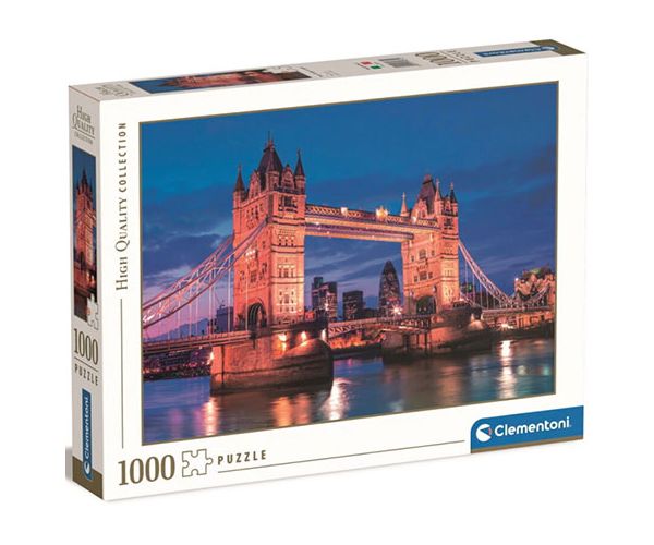 Tower Bridge, London HQC puzzle 1000 bucăți - Clementoni
