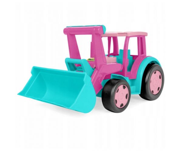 Tractor gigant uriaș cu capacitate de încărcare de 100 kg, roz - Wader