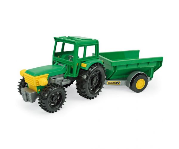Tractor verde cu remorcă basculantă 38,5 cm - Wader