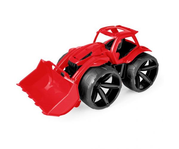 Maximus Traktor piros színben 68cm-es