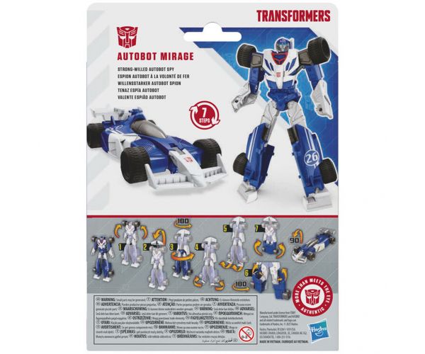 Transformers: Authentics Alpha – Figurină robot transformabil Autobot Mirage - Hasbro
