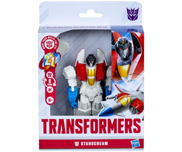 Transformers: Authentics Alpha – Figurină robot transformabilă Starscream - Hasbro
